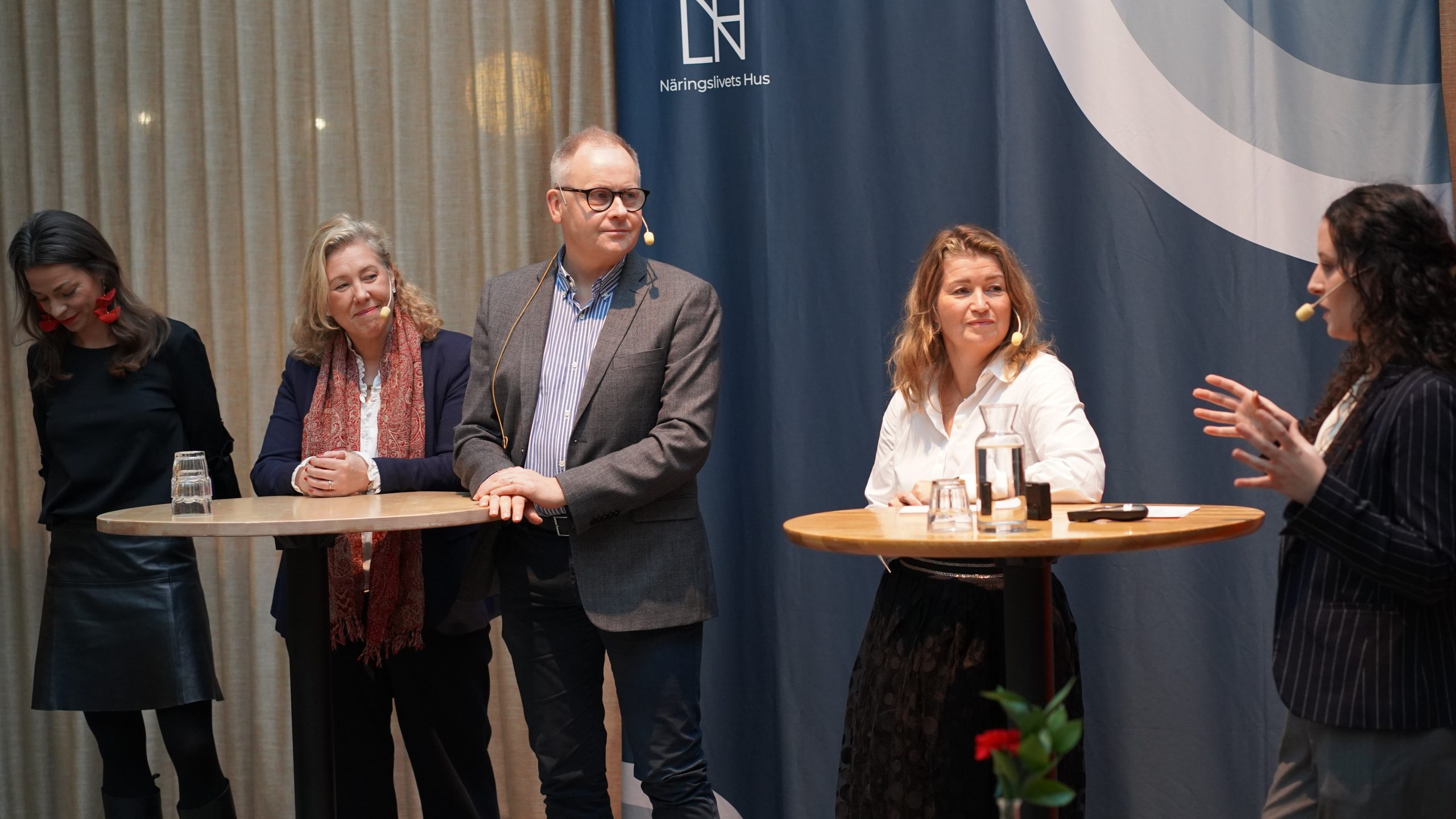 Moa Tivell, Mia Fransson, Patrick Joyce, Maria Elinder och Réka Tolnai. Foto: Sandra Mildenberger