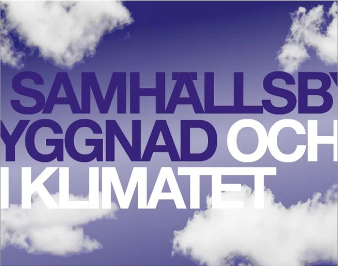 Samhällsbyggnad och klimatet