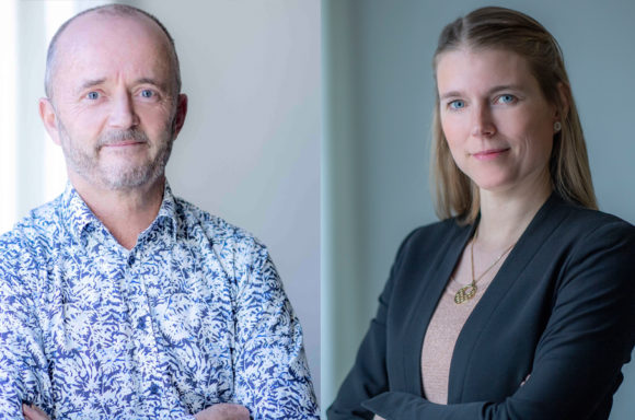 Anders Persson och Helena Dahlberg på Innovationsföretagen.